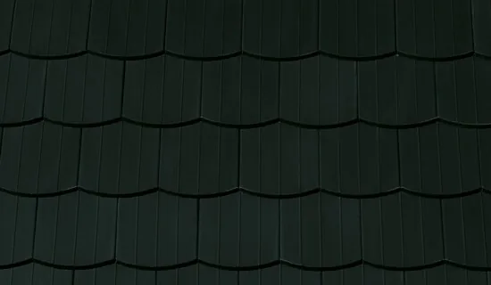 Creaton Kera-Biber Sächsische 15,5×38 — фрагмент покрівлі, колір антрацит