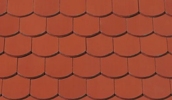 Creaton Manufaktur Turmbiber — фрагмент покрівлі, колір мідно-червоний
